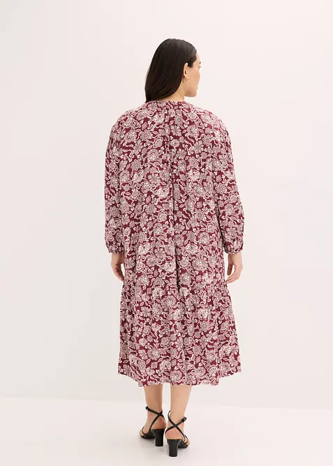 Tunika-Kleid aus flie&szlig;ender Viskose, bonprix