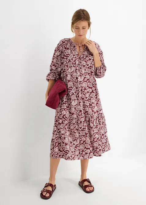 Tunika-Kleid aus flie&szlig;ender Viskose, bonprix