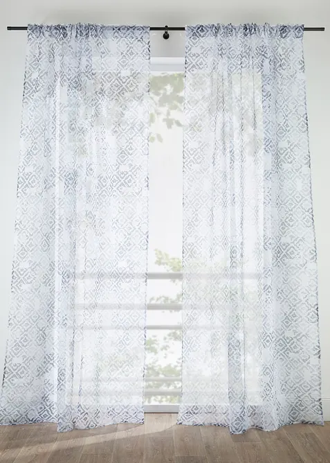 Gardine mit Druck (1er Pack), bonprix