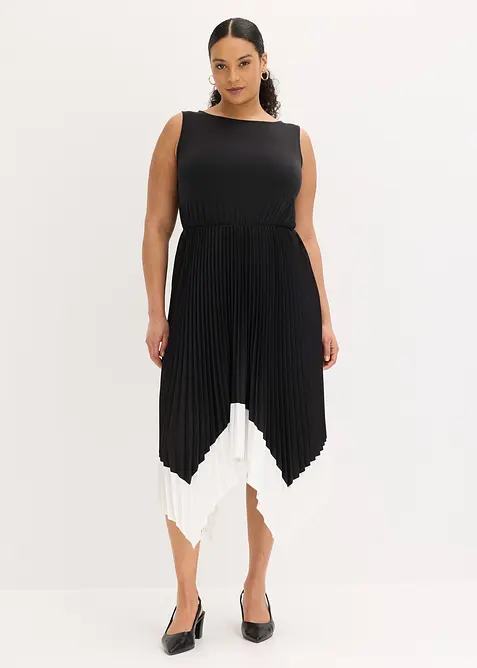 Robe &agrave; base asym&eacute;trique, bonprix