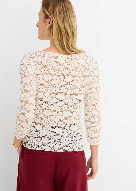 T-shirt manches longues cintr&eacute;, bonprix