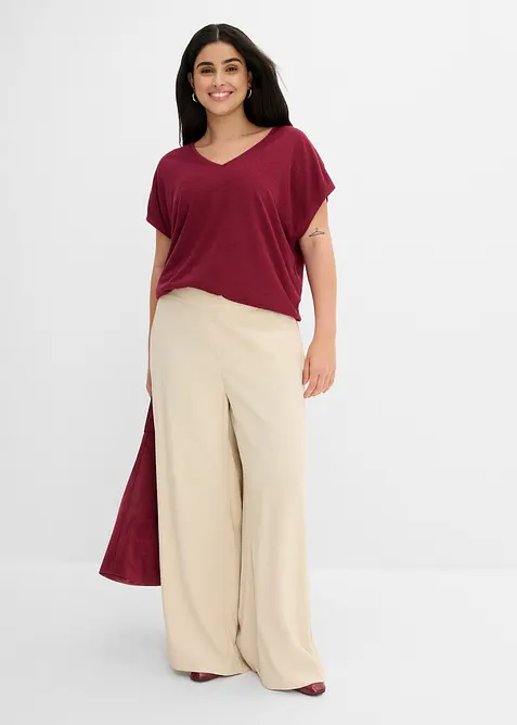 T-shirt oversize, aspect maille, bonprix