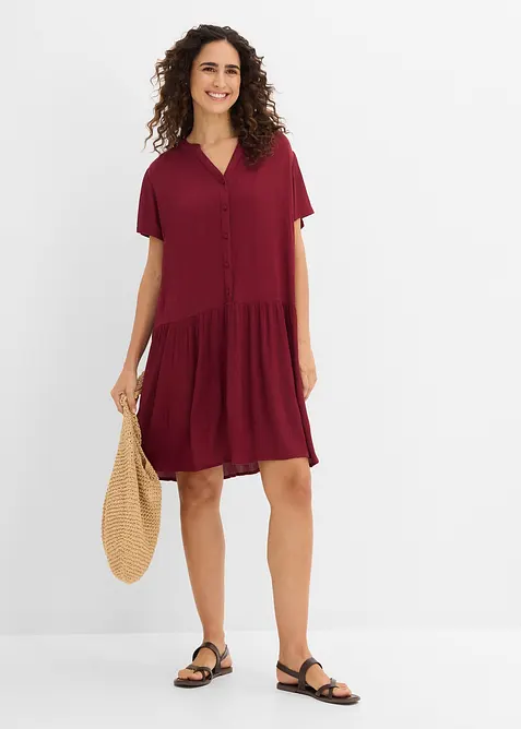 Tunika-Kleid aus flie&szlig;ender Viskose, bonprix