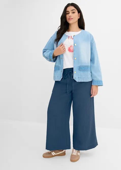 Jupe-culotte fluide en viscose majoritaire, bonprix