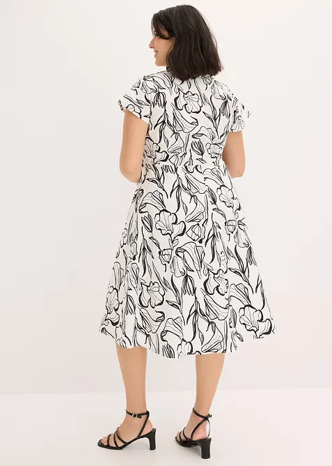 Robe drap&eacute;e, bonprix