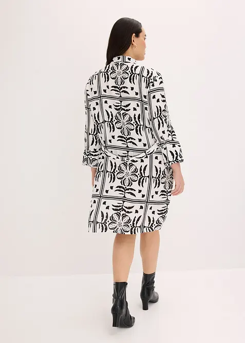 Robe-chemise en viscose fluide, bonprix