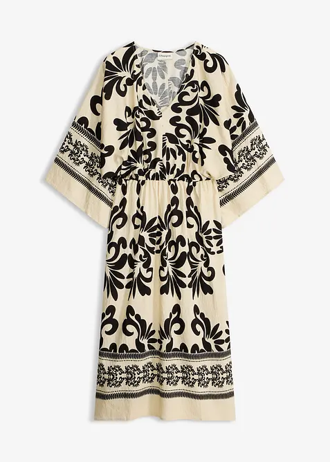 Midikleid aus flie&szlig;endem Viskoe-Mix, bonprix