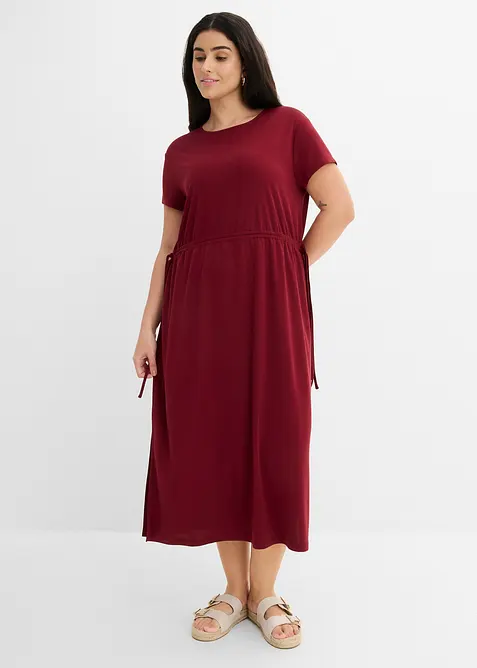 Robe douce en jersey piqu&eacute;, bonprix