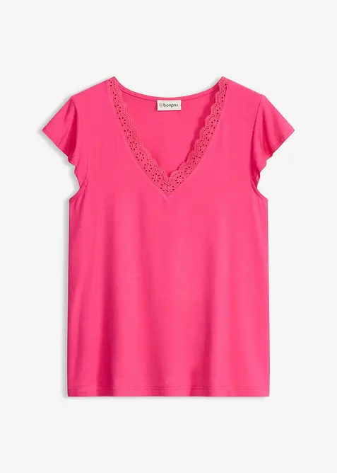 T-shirt en viscose extensible, bonprix