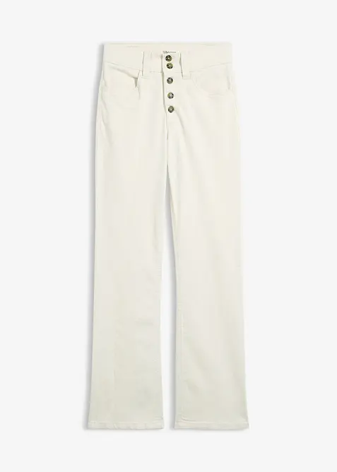 Jean droit taille haute, extensible, bonprix