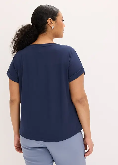 Shirt mit Lochspitze, bonprix