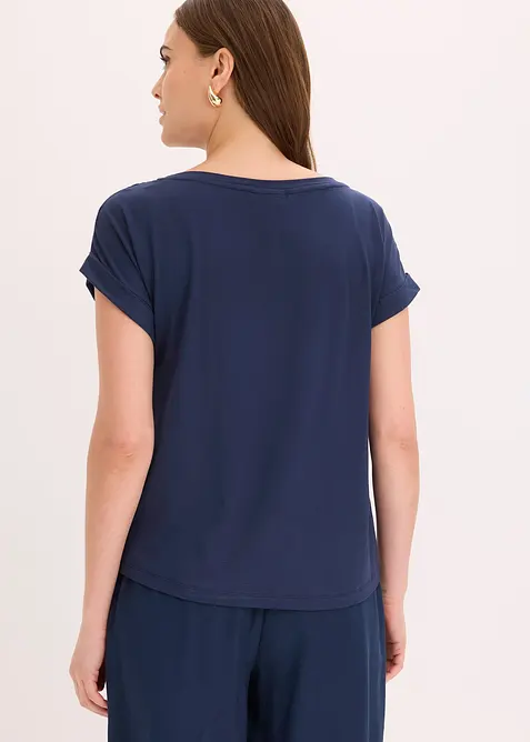 Shirt mit Lochspitze, bonprix