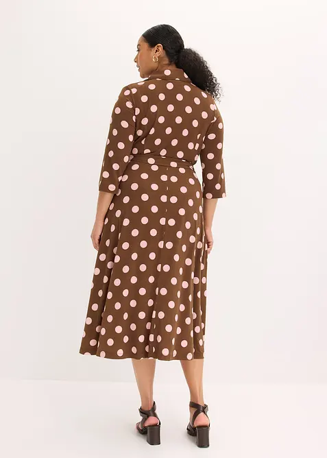 Robe-chemise avec lien &agrave; nouer (ens. 2 pces), bonprix