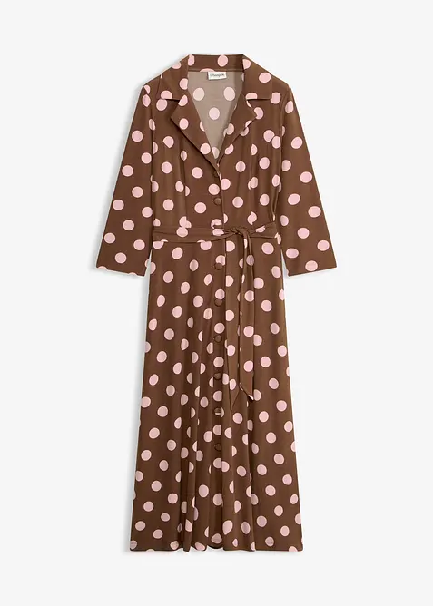 Robe-chemise avec lien &agrave; nouer (ens. 2 pces), bonprix