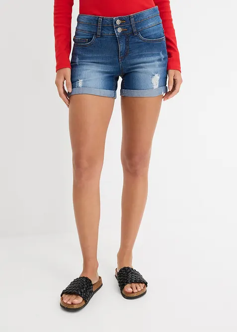 Short en jean taille mi-haute, bonprix