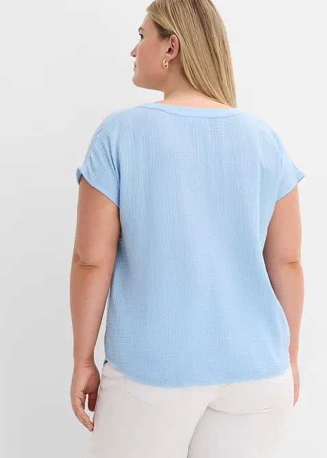 Blouse en gaze 100% coton, bonprix