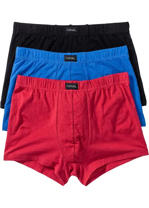 Boxershorts eng mit Baumwolle (3er Pack), bonprix