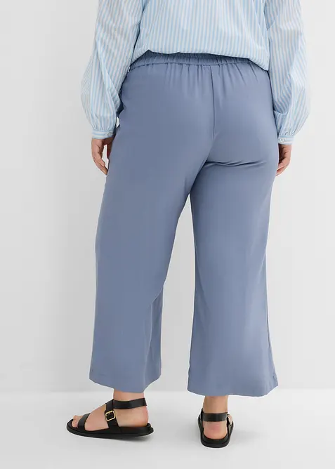 Jupe-culotte douce en viscose m&eacute;lang&eacute;e, bonprix