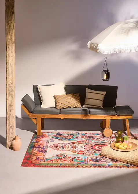 Banc de jardin &agrave; roulettes, bonprix