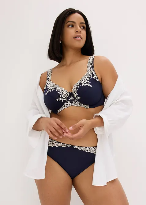 Lot de 2 soutiens-gorge &agrave; armatures et dentelle, bonprix