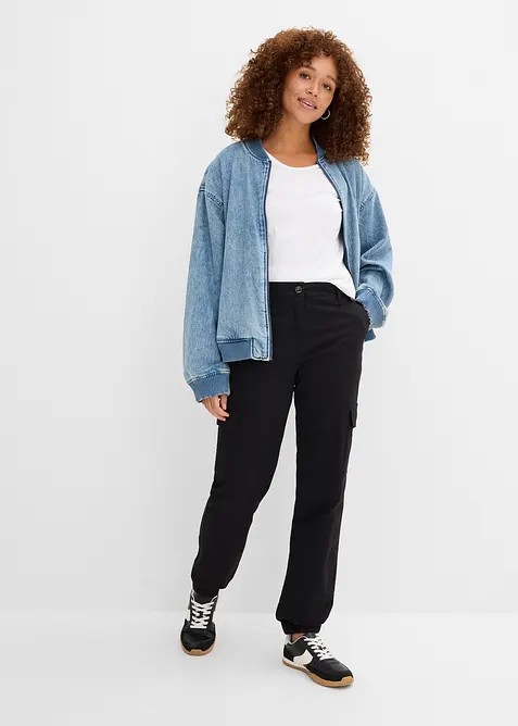 Cargo-Hose aus Baumwolle mit Stretch, bonprix