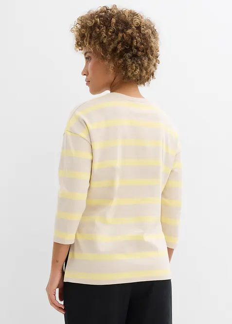 Longshirt aus schwerer Bio-Baumwolle, bonprix