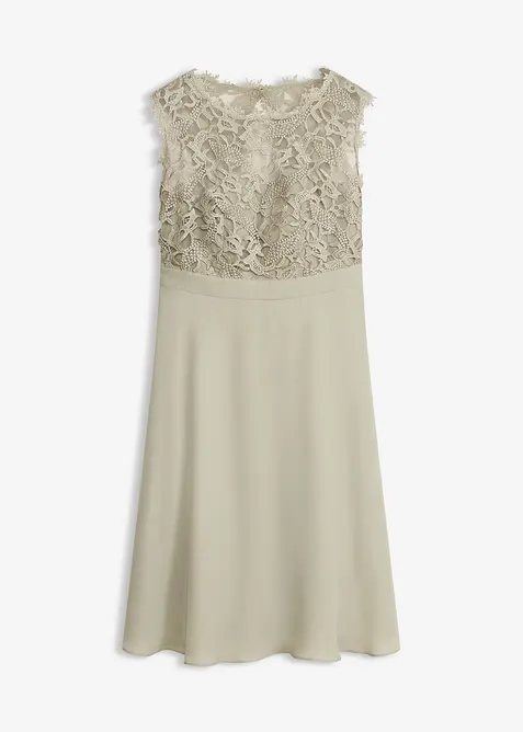 Minikleid mit Spitze, bonprix
