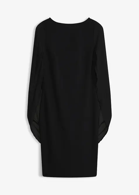 Robe de cocktail avec manches en mousseline, bonprix