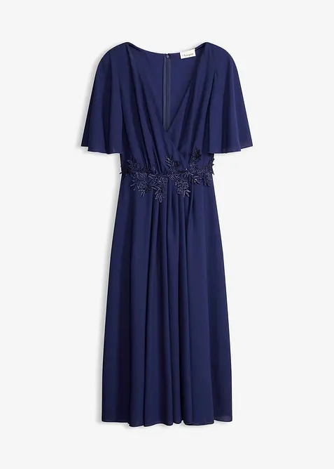 Robe de cocktail avec applications de dentelle, bonprix