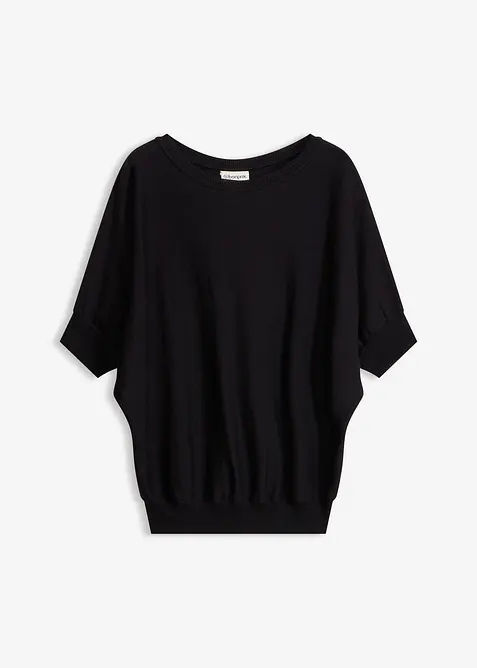 Feinstrickpullover aus Baumwoll-Mix, bonprix