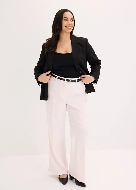 Pantalon &agrave; taille &eacute;lastiqu&eacute;e, bonprix