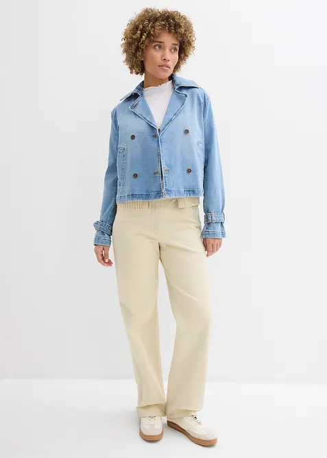 Palazzo-Hose mit Bequembund, High-Waist, bonprix