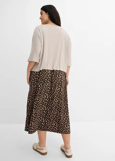 Robe fluide en jersey viscose, bonprix