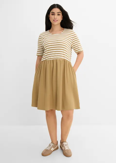 Shirtkleid aus reiner Baumwolle, bonprix