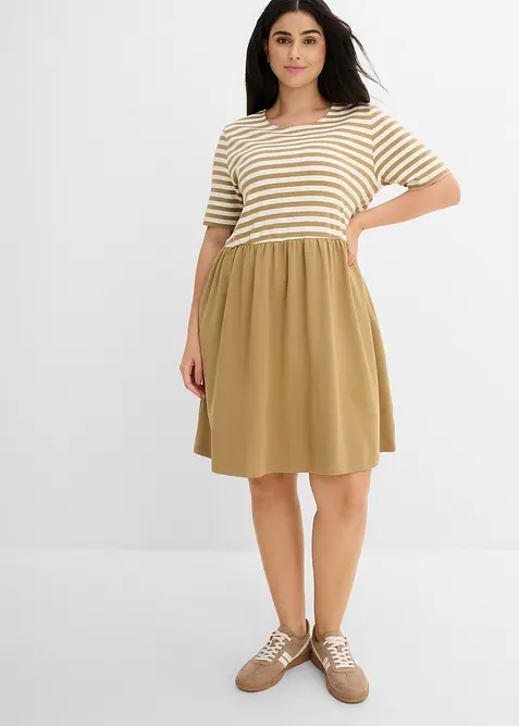 Shirtkleid aus reiner Baumwolle, bonprix