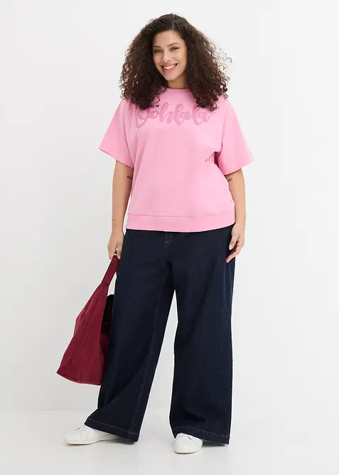 Sweat en coton m&eacute;lang&eacute;, bonprix