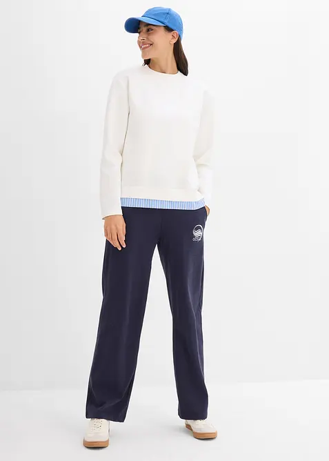 Sweat en viscose m&eacute;lang&eacute;e, bonprix
