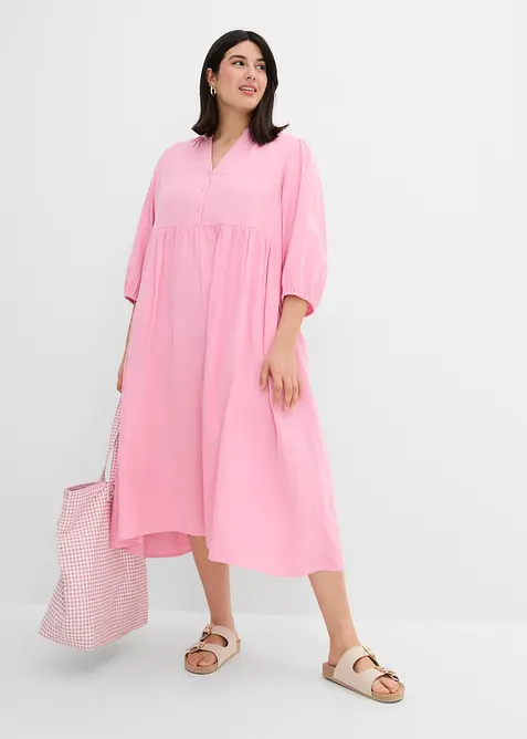 Robe-tunique en gaze de coton douce, bonprix