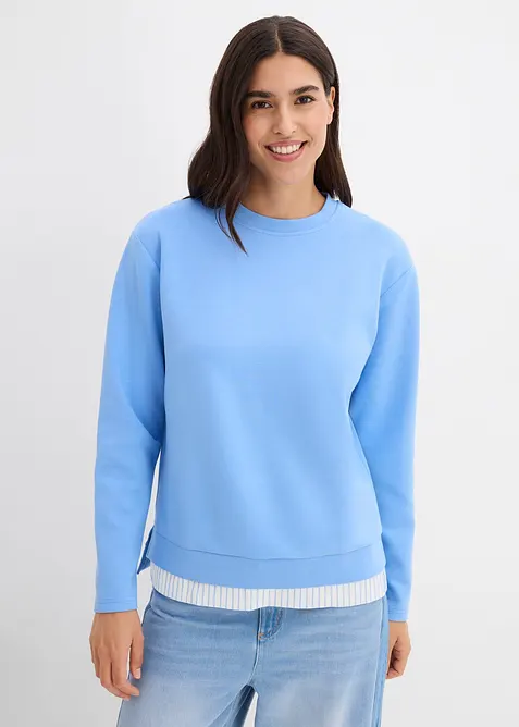 Sweatshirt aus reiner Baumwolle, bonprix