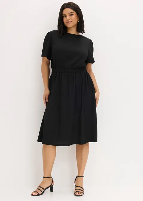 Robe &eacute;vas&eacute;e en jersey, bonprix