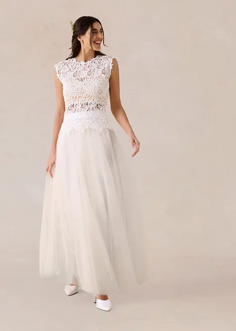 Top en dentelle, bonprix