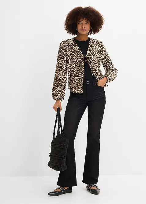 Bootcut Jeans Mid Waist, Shaping, bonprix