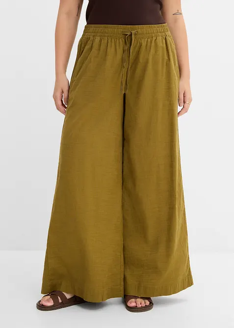 Palazzo-Hose aus reiner Baumwolle, bonprix