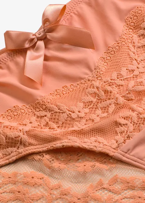 Culotte &agrave; dentelle florale, bonprix