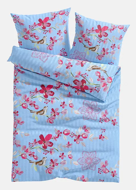 Seersucker-Bettw&auml;sche, bonprix