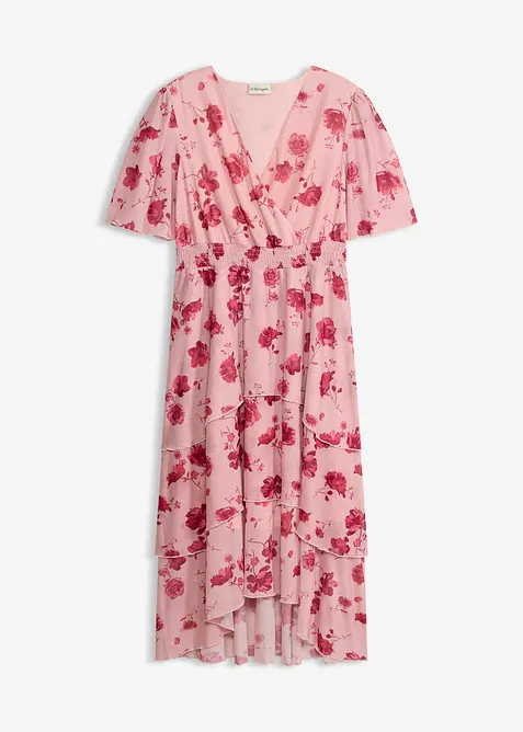 Midikleid aus softem Mesh, bonprix