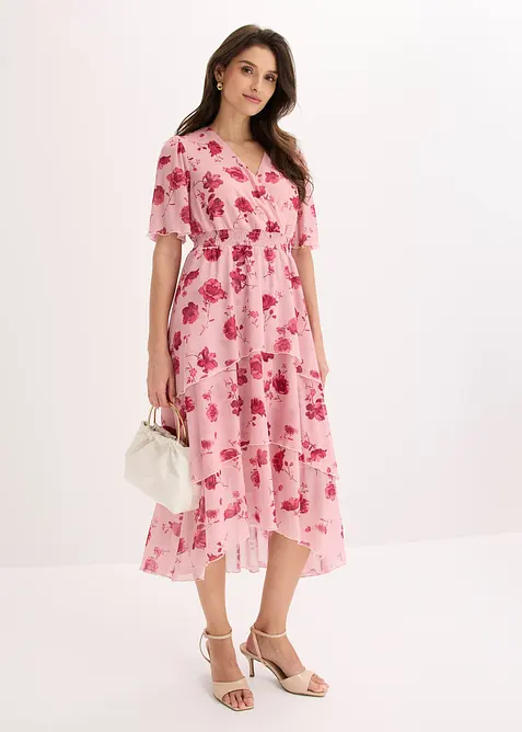 Midikleid aus softem Mesh, bonprix