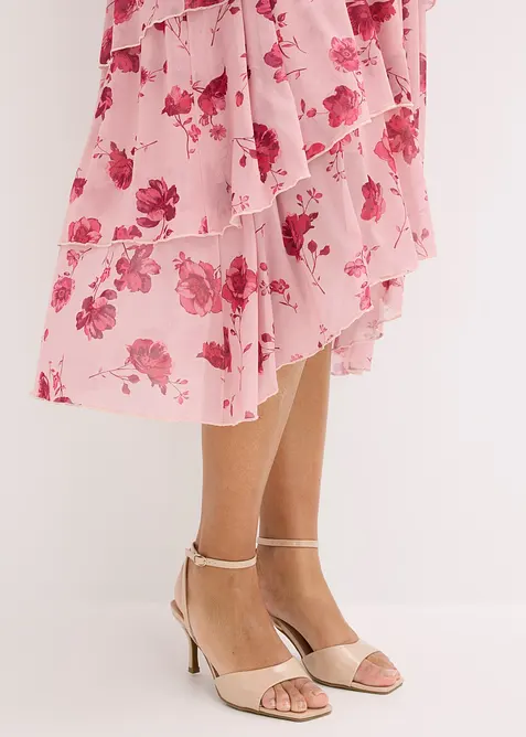 Midikleid aus softem Mesh, bonprix