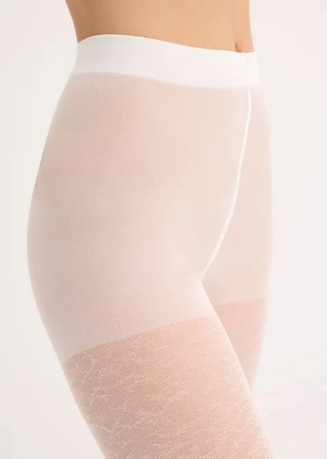 Collant voile effet r&eacute;sille 30D, bonprix