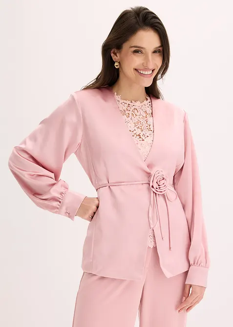 Blazer &agrave; ceinture d&eacute;corative, bonprix